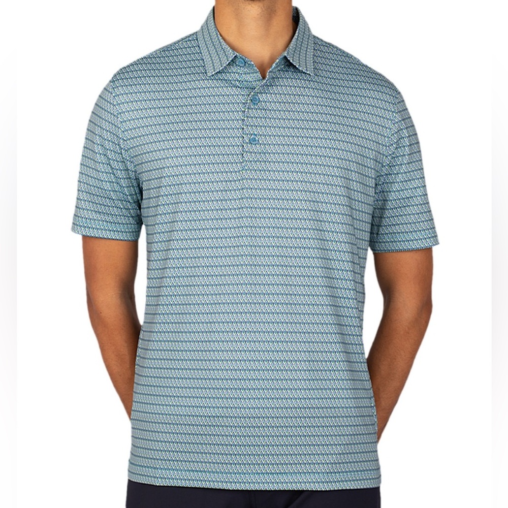 Cutter & Buck Pike Polo Zig Zag Print Polo